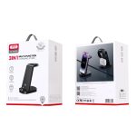WX035 3-in-1 Multi-function Wireless Charging Black - Image 8