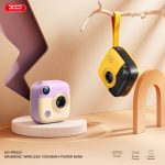 XO PR223 mini camera digital display fast charging power bank 10000mAh (Black & Yellow) - Image 3