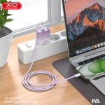XO CE18 Φορτιστής Γρήγορης Φόρτισης EU 30W USB-C Με Type-C Καλώδιο (NB260) Μωβ - Image 5