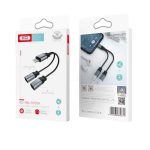 XO NBR160A Μετατροπέας Lightning σε Ligthning + Mic - Image 3