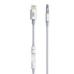 XO NBR192A Μετατροπέας Lightning σε 3.5mm 1m Άσπρο