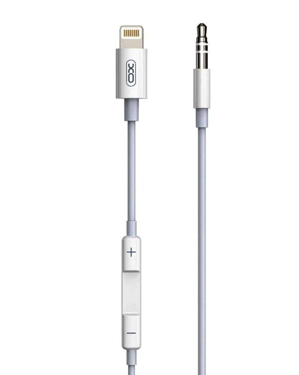 XO NBR192A Μετατροπέας Lightning σε 3.5mm 1m Άσπρο
