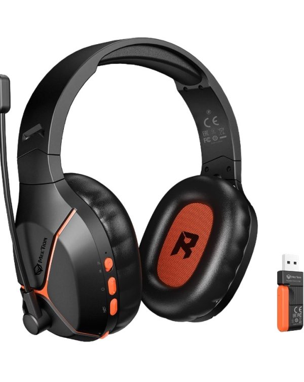 Meetion BTH011 2.4G Bluetooth Gaming Ακουστικά Μαύρο