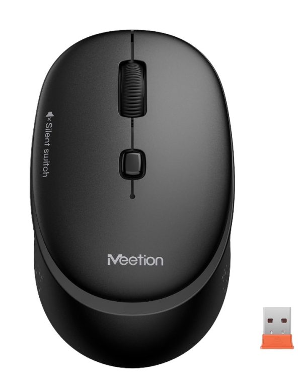 Meetion MT-R571 2.4G Ασύρματο Ποντίκι Μαύρο