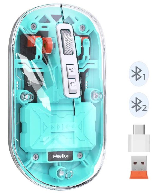 Meetion MT-BTM005 Ασύρματο Ποντίκι Πράσινο