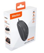 Meetion M100 USB Ενσύρματο Ποντίκι Μαύρο - Image 8