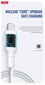 XO NB212 2.1A USB Καλώδιο Φόρτισης για Type-C Άσπρο - Image 5