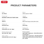 XO PR223 mini camera digital display fast charging power bank 10000mAh (Black & Yellow) - Image 7