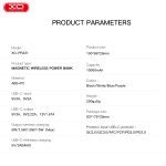 XO PR231 magnetic 15W wireless charging+PD20W fast charging 10000mAh Black - Image 12