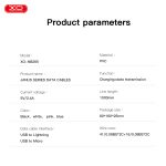 XO NB265 Μινιμαλιστικό Καλώδιο Micro Μαύρο - Image 5