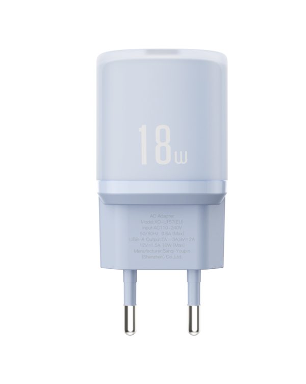 XO L157(EU) QC3.0 18W Φορτιστής Μπλε