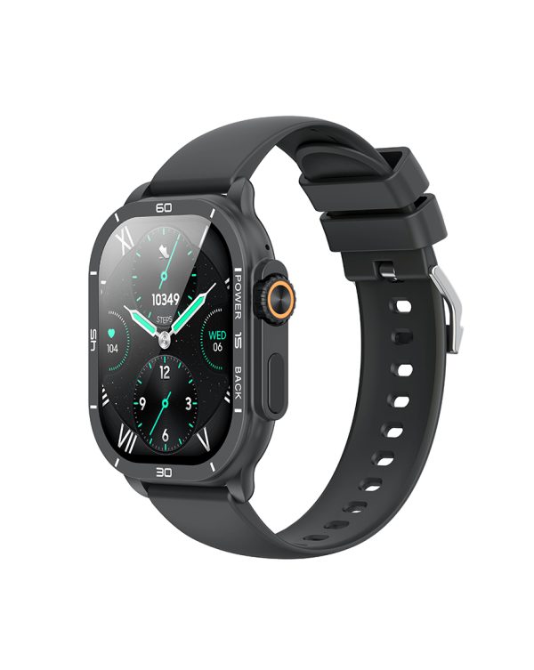 XO J12 AMOLED Smart Αθλητικό Smartwatch Ανθρακί