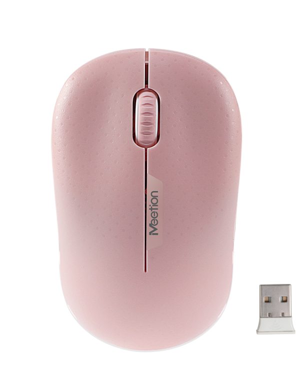 Meetion MT-R545 2.4G Ασύρματο Ποντίκι / Ρόζ