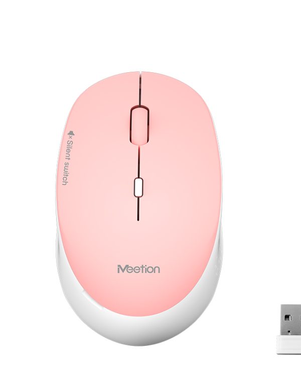 Meetion MT-R570 2.4G Ασύρματο Ποντίκι / Ρόζ