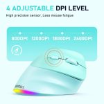 Meetion MT-BTM010R Δεξί Εργονομικό Ασύρματο Ποντίκι Πράσινο - Image 6