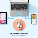 Meetion MT-BTM005 Ασύρματο Ποντίκι Λευκό - Image 8