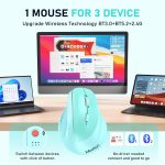 Meetion MT-BTM010R Δεξί Εργονομικό Ασύρματο Ποντίκι Πράσινο - Image 3