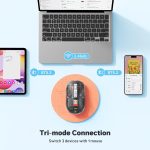 Meetion MT-BTM005 Ασύρματο Ποντίκι Μαύρο - Image 8