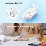 Meetion MT-BTM005 Ασύρματο Ποντίκι Λευκό - Image 5