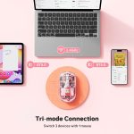 Meetion MT-BTM005 Ασύρματο Ποντίκι Ροζ - Image 8