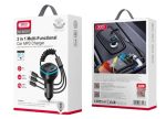 XO BCC07 Φορτιστής Αυτοκινήτου Bluetooth MP3 + 3 Καλώδια με Φώς - Image 11