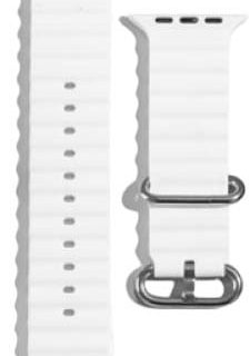 XO BT02A Marine Λουράκι Ρολογιού Σιλικόνης Universal Λευκό 38/40/41mm