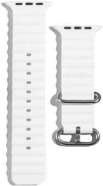 XO BT02A Marine Λουράκι Ρολογιού Σιλικόνης Universal Λευκό 38/40/41mm - Image 2