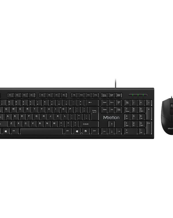 Meetion MT-C100 Σέτ Ενσύρματο Πληκτρολόγιο και Ποντίκι / US