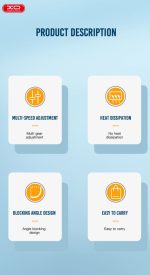 XO C102 Βάση Λαπτοπ Πλαστική - Image 4