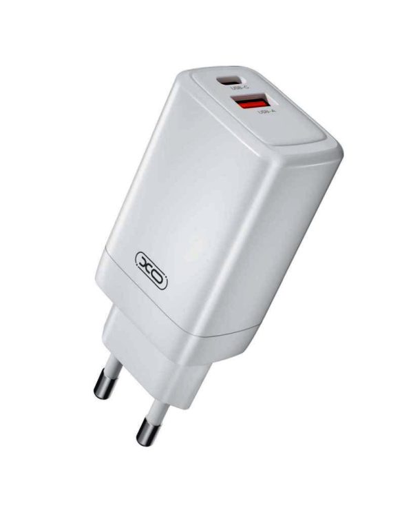 XO CE17 (EU)65W gallium nitride fast charging charger (1USB-C 65W/1USB-A18W)