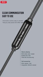 XO EP37 In-ear Handsfree  1.15μ Άσπρο - Image 3