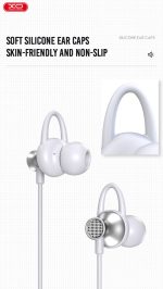 XO EP41 3.5mm In-ear Handsfree 1.2μ Γκρί - Image 3