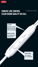 XO EP41 3.5mm In-ear Handsfree 1.2μ Γκρί - Image 4