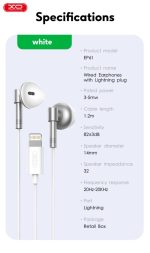 XO EP61 Handsfree Lighting Silver - Image 12