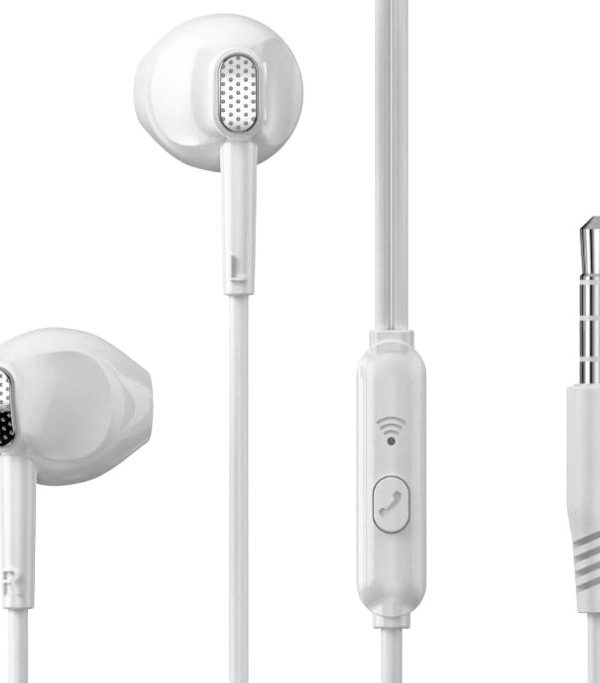 XO EP52 Μεταλλικό in-ear 3.5mm Handsfree Άσπρο