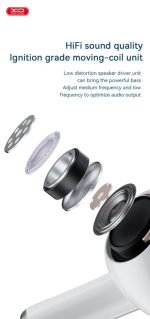 XO EV51 5th Generation Bluetooth Headset White - Image 5