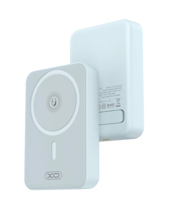 XO PR231 magnetic 15W wireless charging+PD20W fast charging 10000mAh Blue