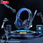 XO GE-08 Static RGB Long Mic Game Ακουστικά USB+Dual 3.5mm - Image 4
