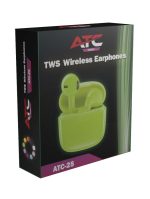 ATC-25 TWS Wireless Earphone Green - Image 3