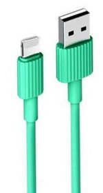 XO NB156 USB Καλώδιο Φόρτισης για Lightning Πράσινο - Image 2