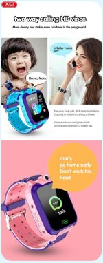 XO H100 Παιδικό Smart Watch 2G Μπλέ - Image 6