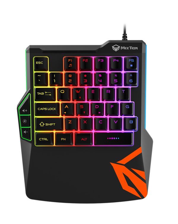 Meetion MT-KB015 Ενός-Χεριού Gaming Πληκτρολόγιο