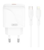 XO L141 Φορτιστής Γρήγορης Φόρτισης USB-C 20W με Καλώδιο Lightning - Image 2