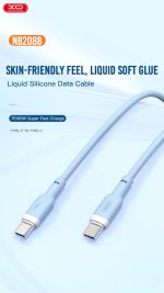 XO NB208B Καλώδιο Φόρτισης TypeC σε TypeC 60W Μαύρο - Image 6