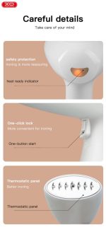 XO CF3 Ατμοσίδερο Ρούχων Χειρός 1500W με Δοχείο 330ml Λευκό - Image 5