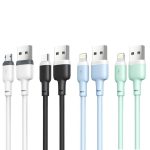 XO NB208 Καλώδιο Φόρτισης + Data Micro 1m Πράσινο - Image 4