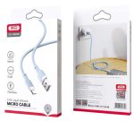 XO NB208 Καλώδιο Φόρτισης + Data Micro 1m Μπλέ - Image 6