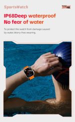 XO M8 PRO Smart Sports Call Watch Ασημί - Image 9