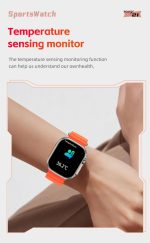 XO M8 PRO Smart Sports Call Watch Ασημί - Image 4