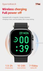 XO M8 PRO Smart Sports Call Watch Ασημί - Image 10